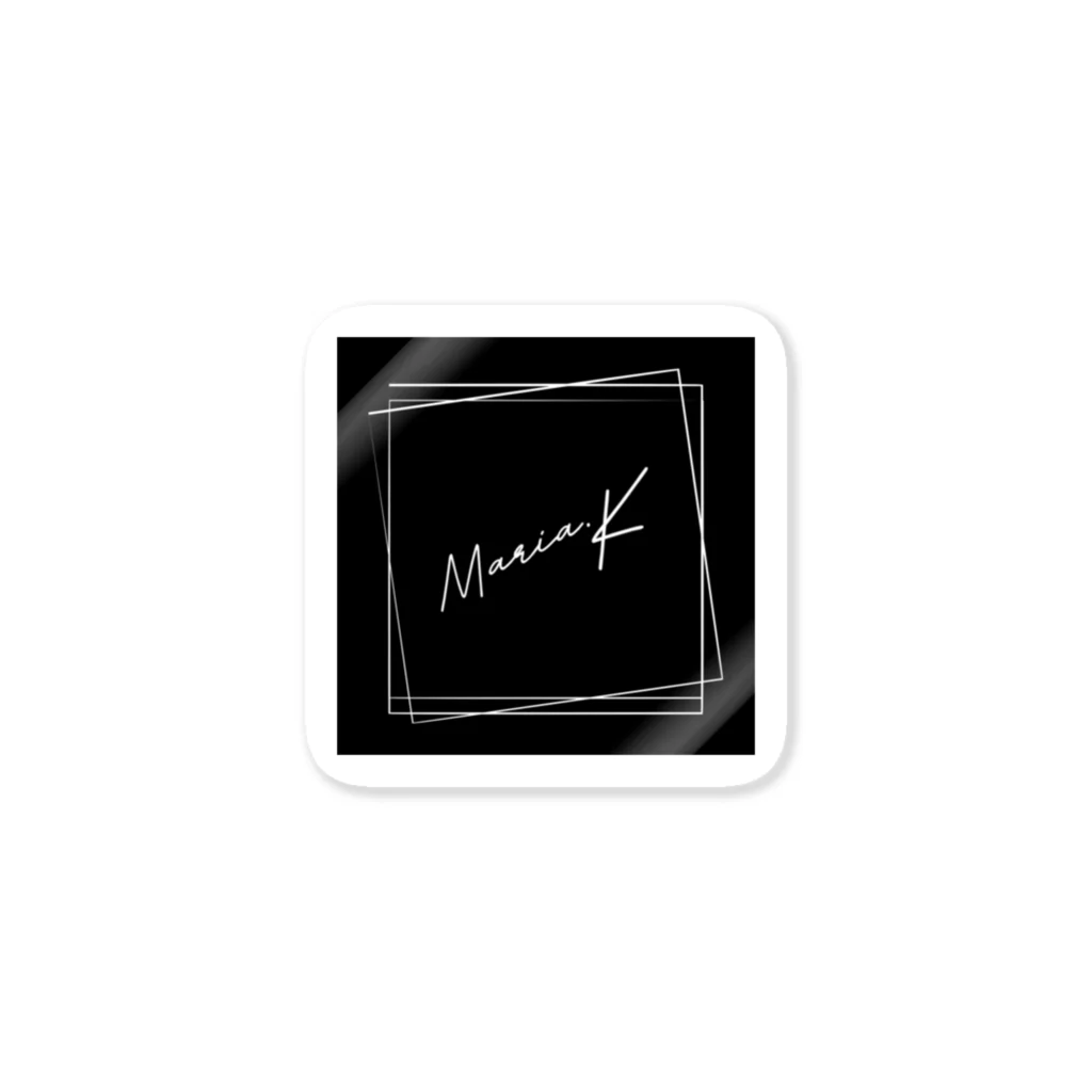 "Maria.K" Official Storeの"Maria.K" Black Logo Sticker