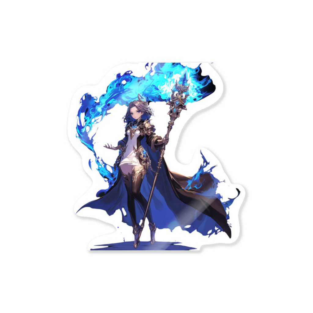 MistyStarkの青魔道士　－　blue mage　－ ステッカー