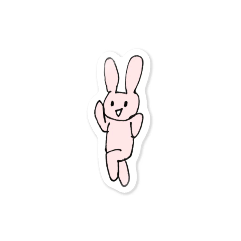 トモダチのウキウキウサギ Sticker