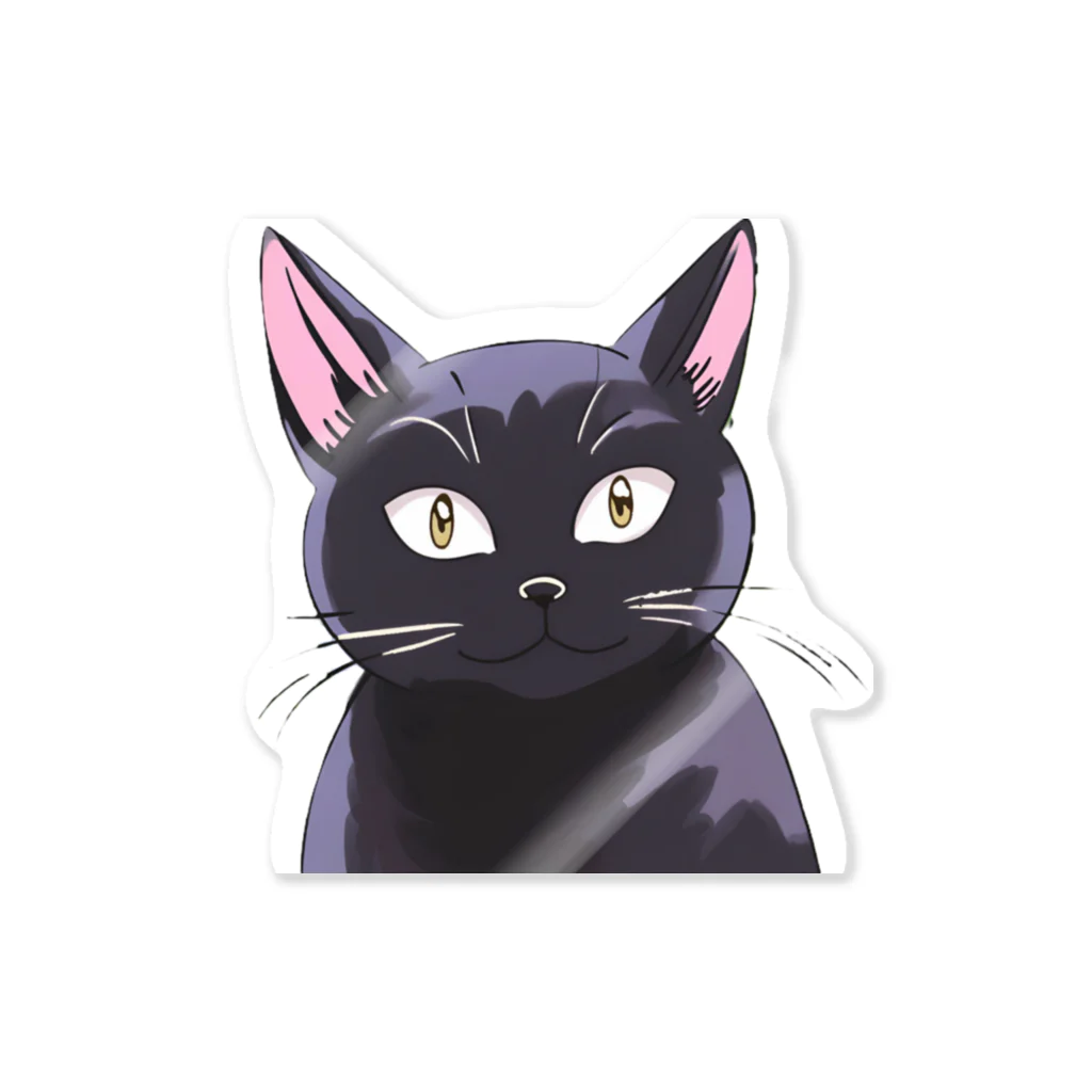 M&Kの黒猫2 Sticker