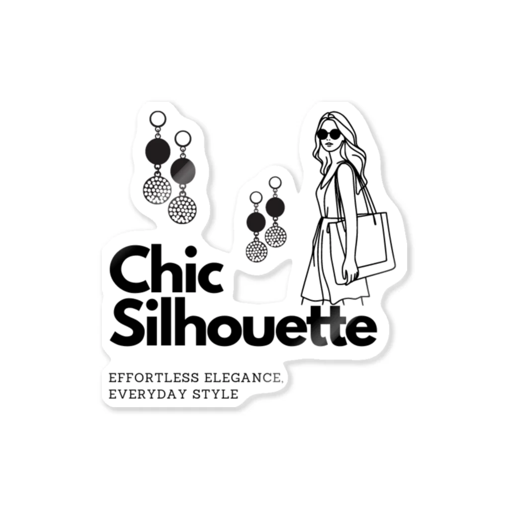 CHIBE86のChic Silhouette Sticker