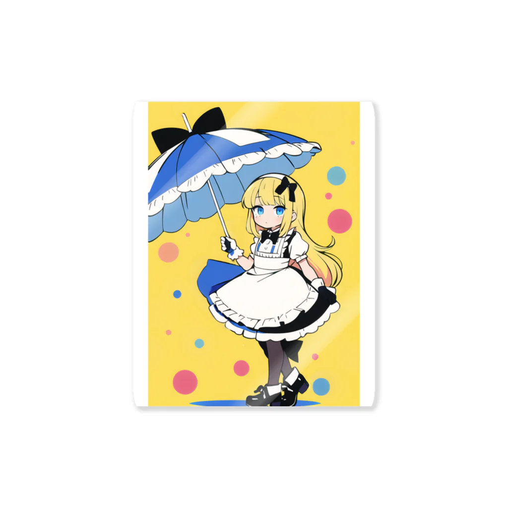 後ろの鏡のPOPアリス Sticker