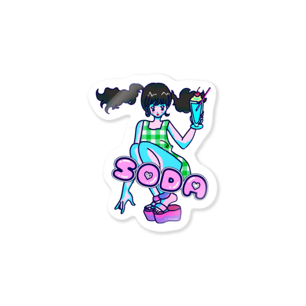 ぴらりのI❤︎SODA Sticker