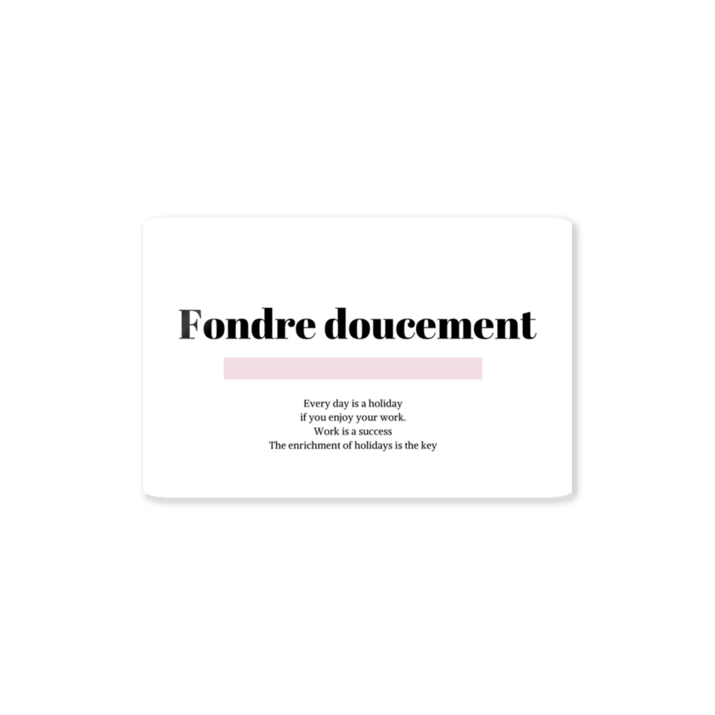 kanakoのFondre doucement Sticker