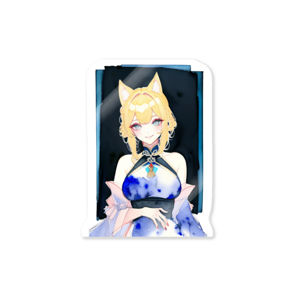 momonekokoの猫のお姫様 Sticker