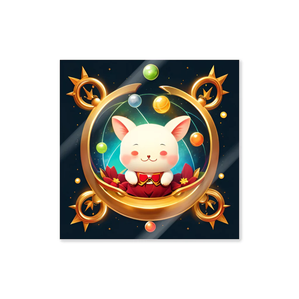 (^_^)はっぴーすまいるニコニコ『Happy Smile 2525』の金運もアガる⁉️ ピカピカのかわいいキャラ Sticker