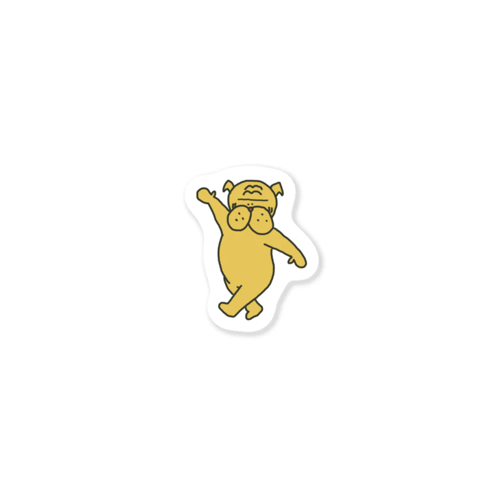 ninzin_3のこんにちはブルちゃん Sticker