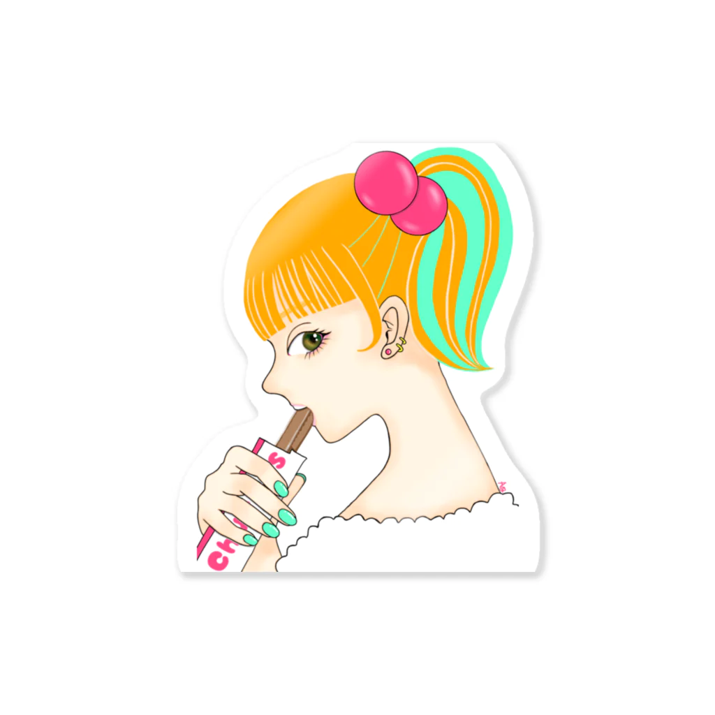 笑う動物のチュロスちゃん Sticker