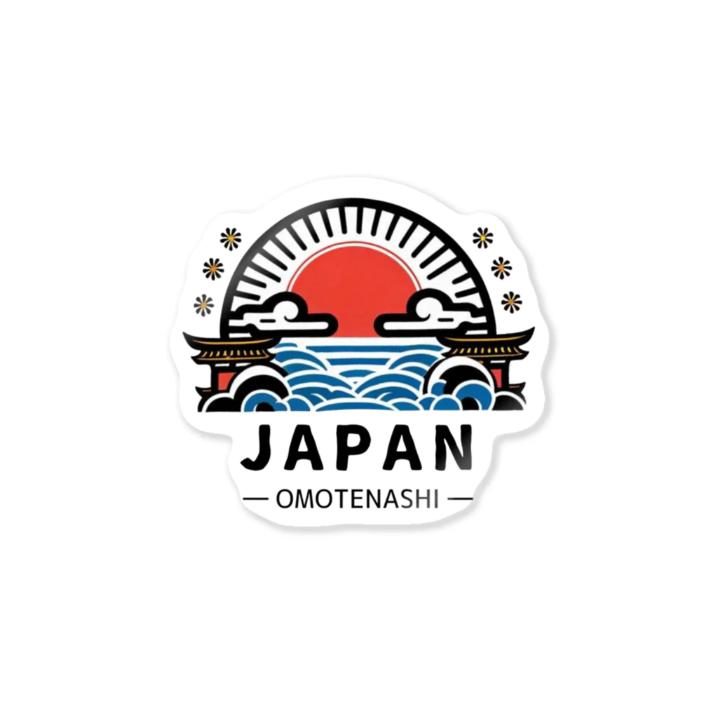 TARO9（タロキュー）のおもてなし日本 ステッカー