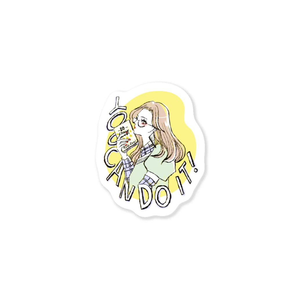 fool foolのスクールガール Sticker