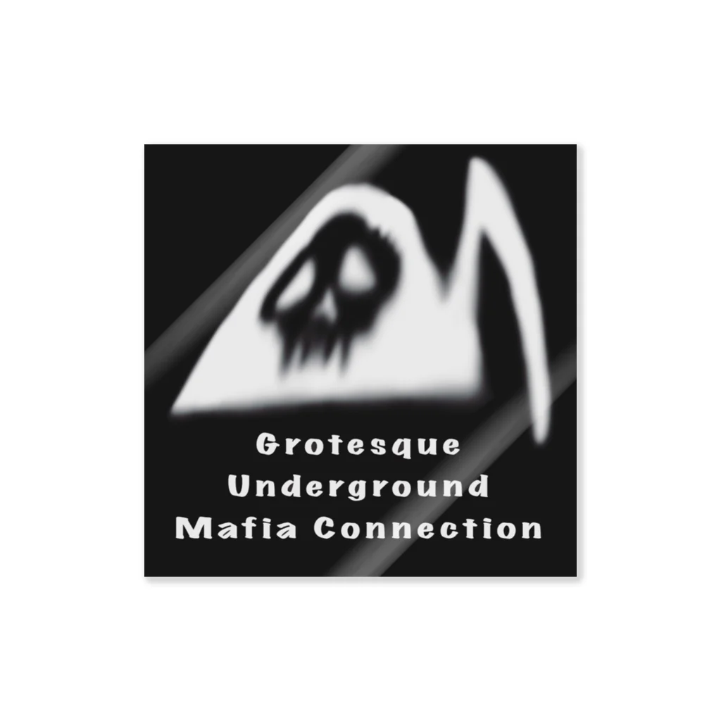 グデリ帝国SHOPのGROTESQUE　UNDER GROUND Ｍafia connection ステッカー