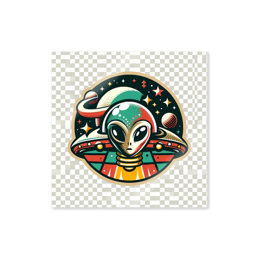 happiness_shopの宇宙最強の存在、エイリアン Sticker