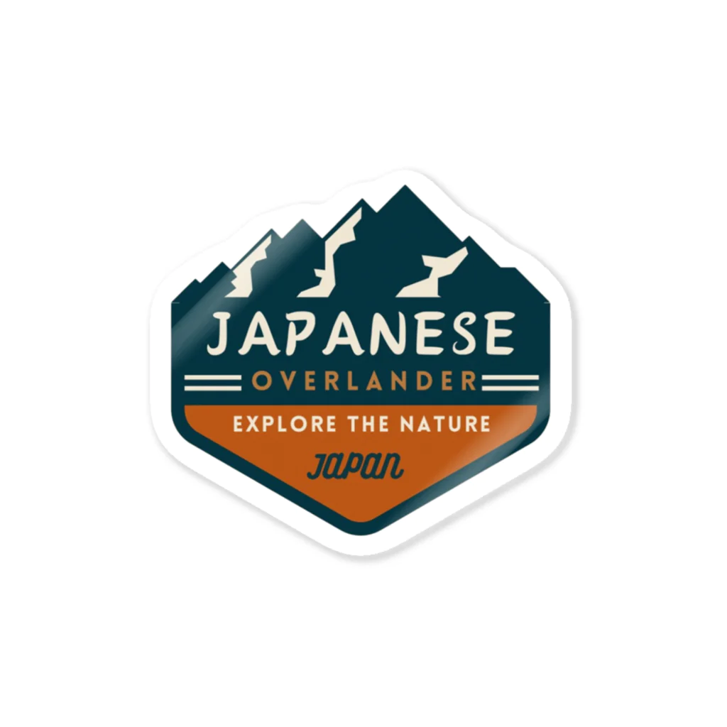 Over Life DesignのJAPANESE OVERLANDER Sticker