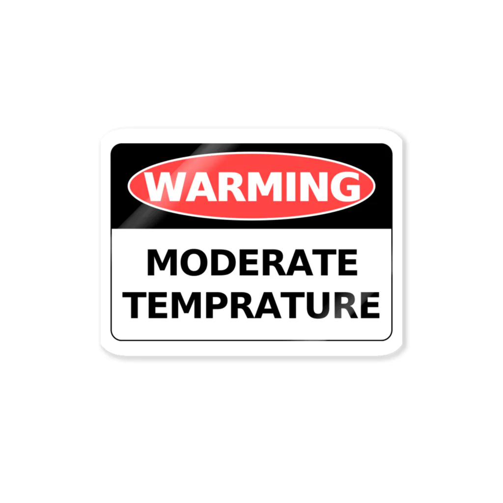 Miyanomae ManufacturingのWARMING MODERATE TEMPRATURE Sticker