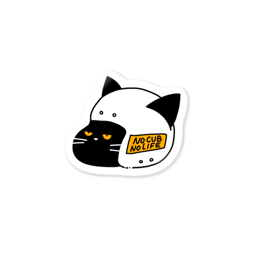 みずまるのCUB乗りCAT Sticker