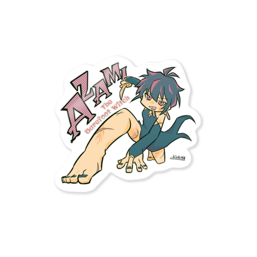 かみまのカートゥーン風アザミさん Sticker