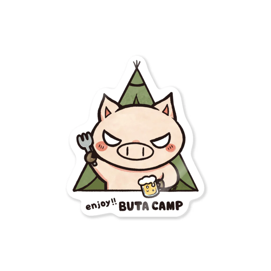 トモニオーエンのBUTACAMP Sticker