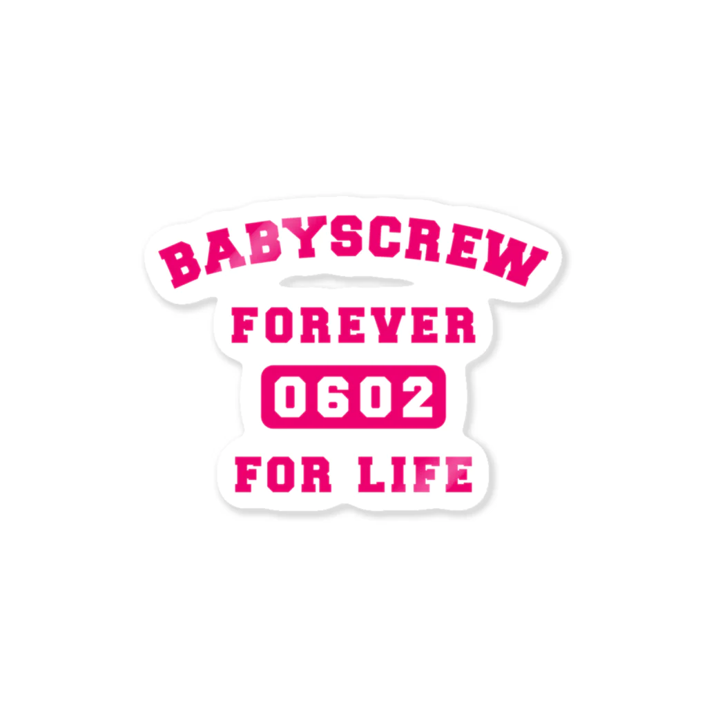 KAshiWAのBC forever for life (Pink) Sticker