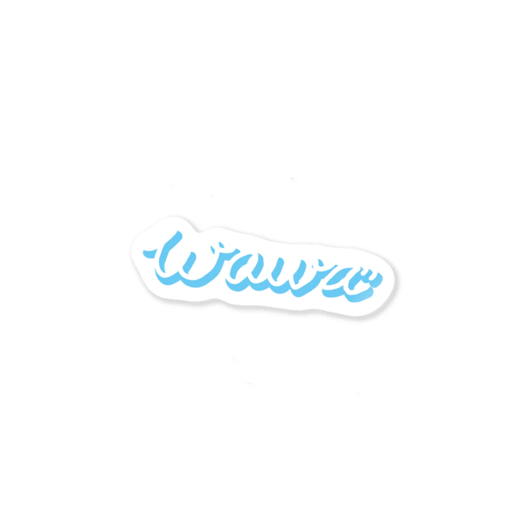 nekonekomarumaruのwawanico Sticker