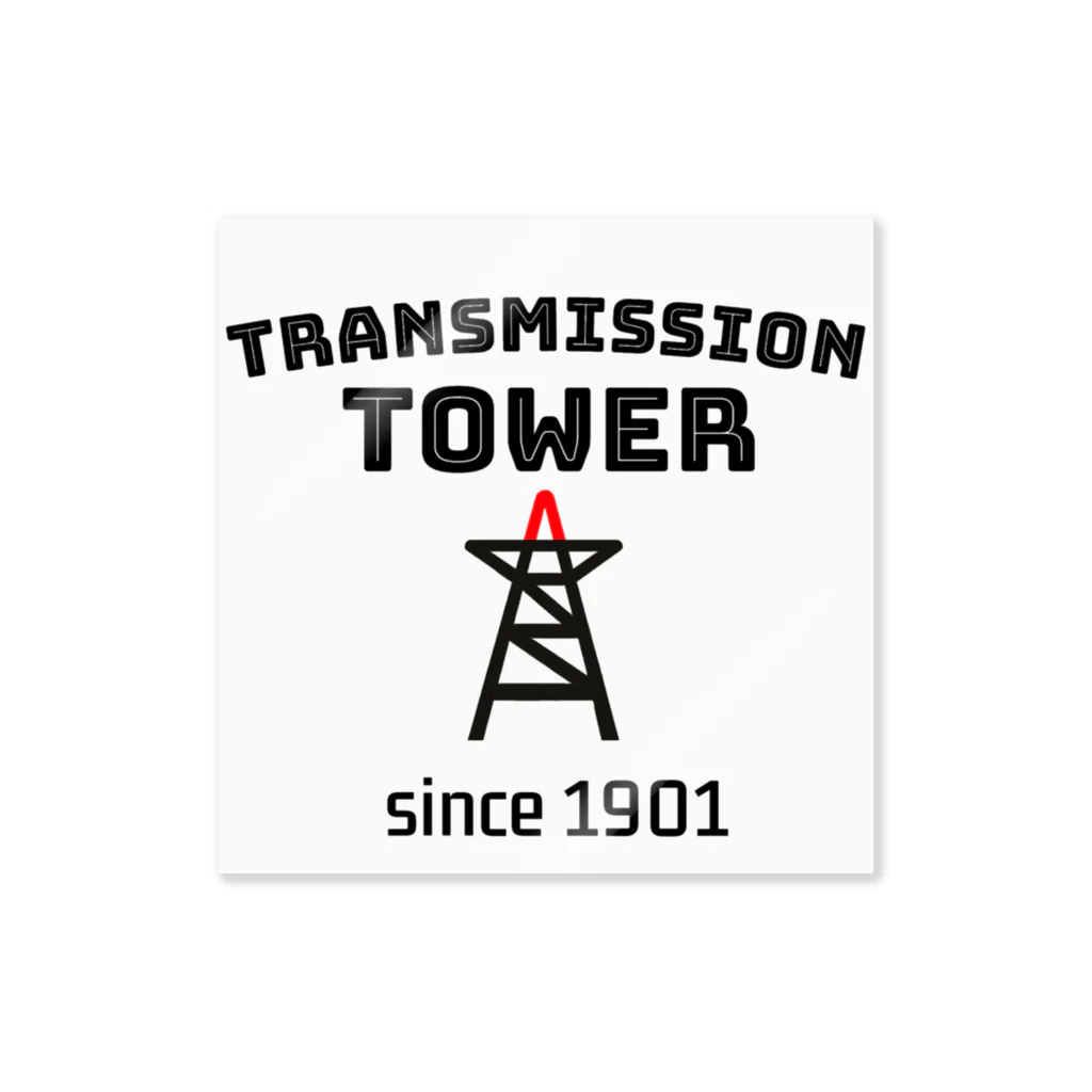 ダムダムのTRANSMISSION TOWER🔺(for accessory) ステッカー