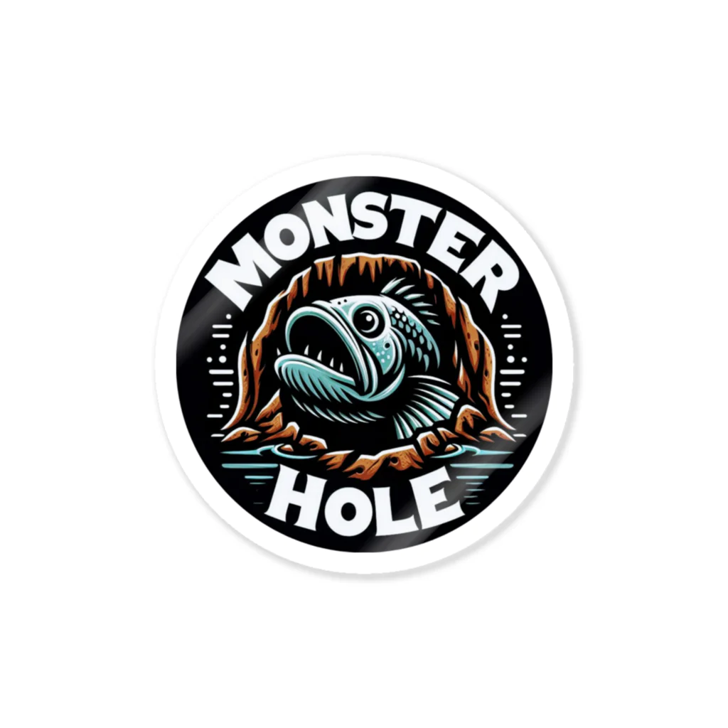 MONSTER HOLEのMONSTER HOLE 🕳ロゴ👾 ステッカー