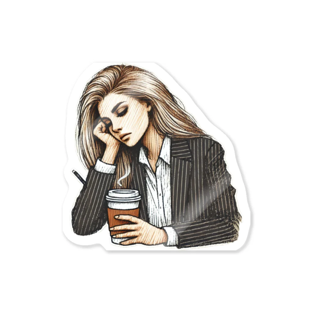 ETOWA_TOWAのDaydreaming Desk Diva Sticker