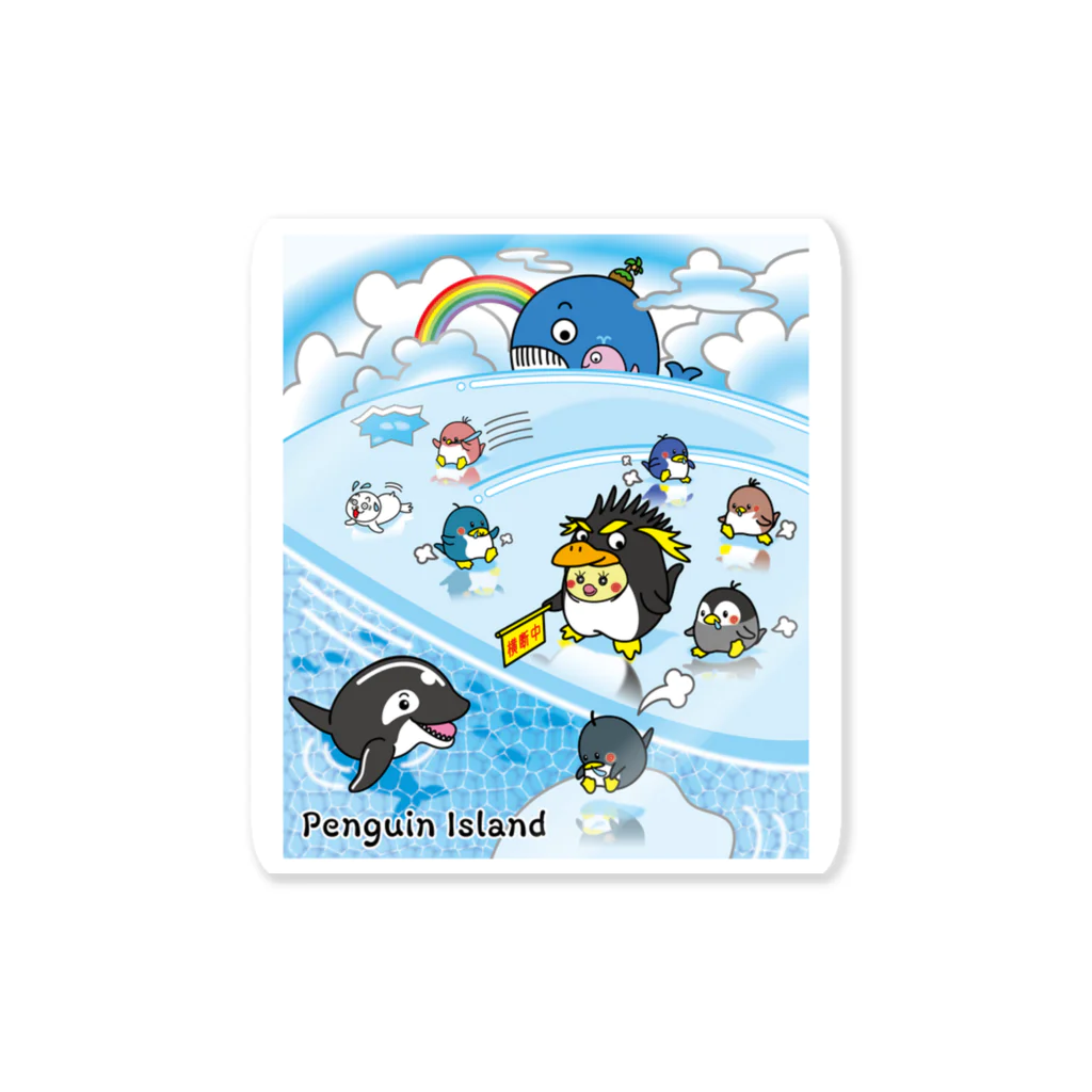 かいほう屋のPenguin Island / ペンギンアイランド ステッカー