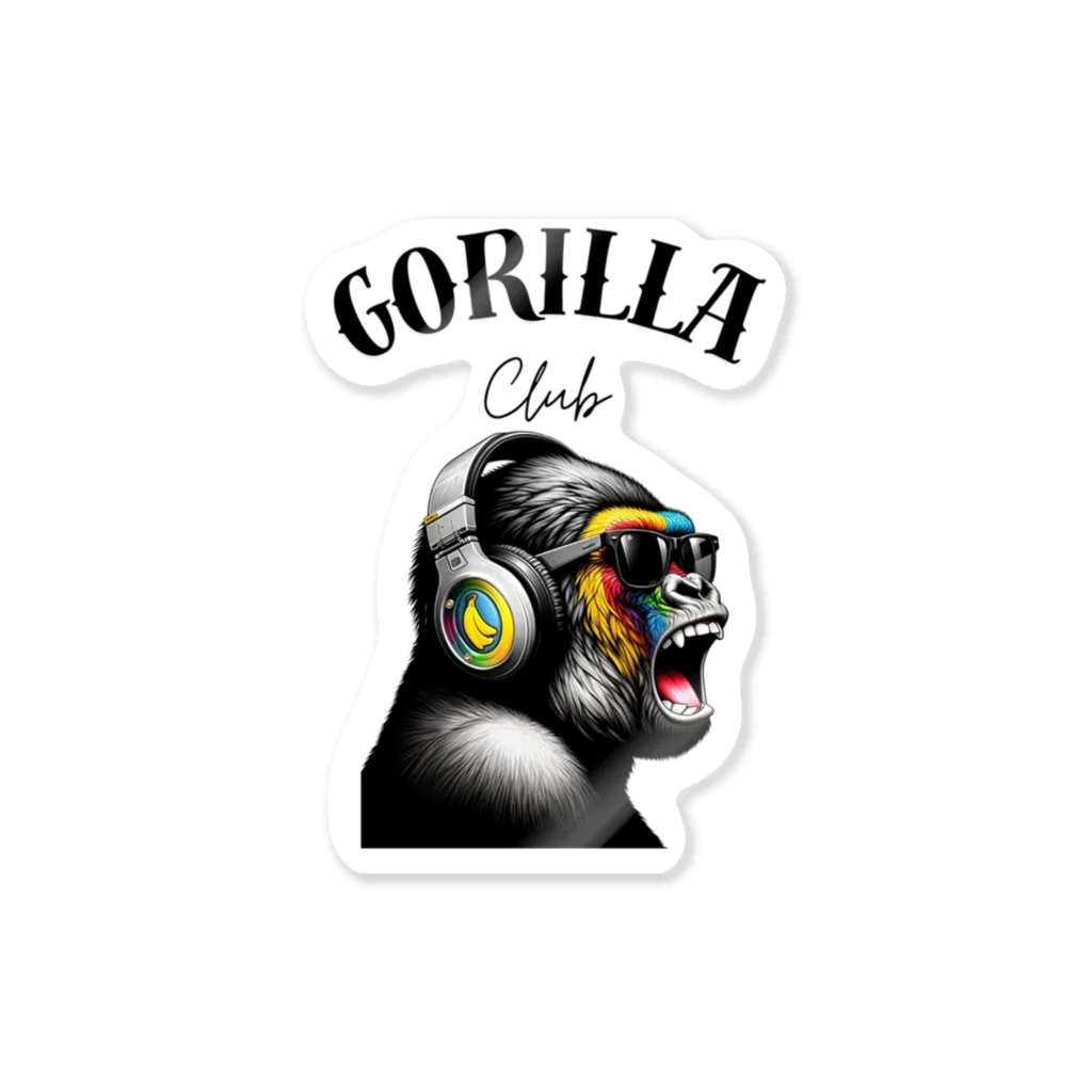 GORILLA_CLUBのノリノリゴリー Sticker