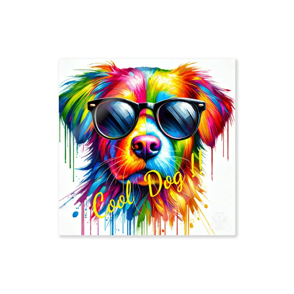 mio_shopのCool Dog !! Sticker