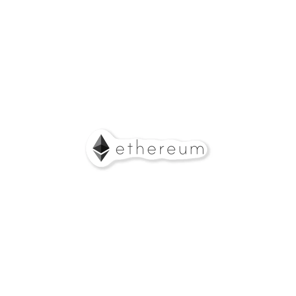 OWLCOIN ショップのEthereum イーサリアム ステッカー