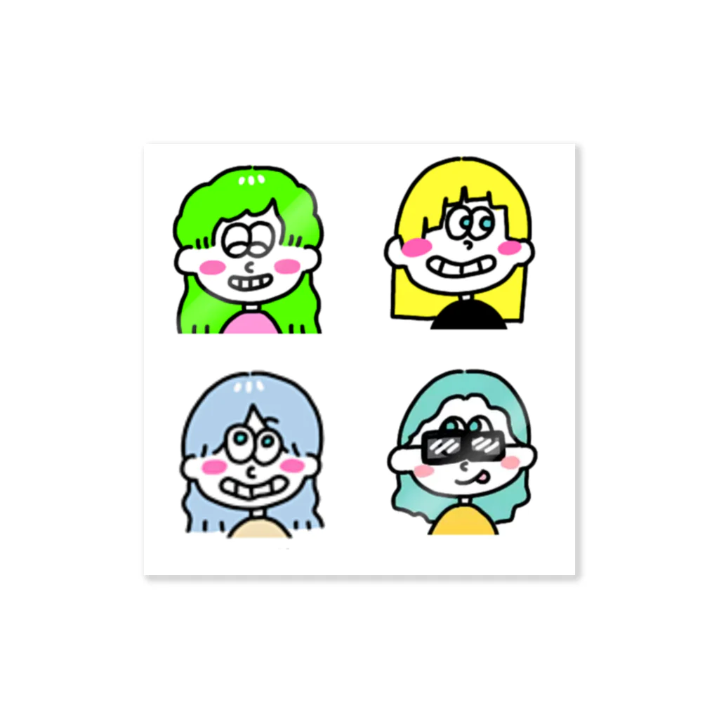 ★Mayamaya★の★ポップな女の子の笑顔★③ Sticker