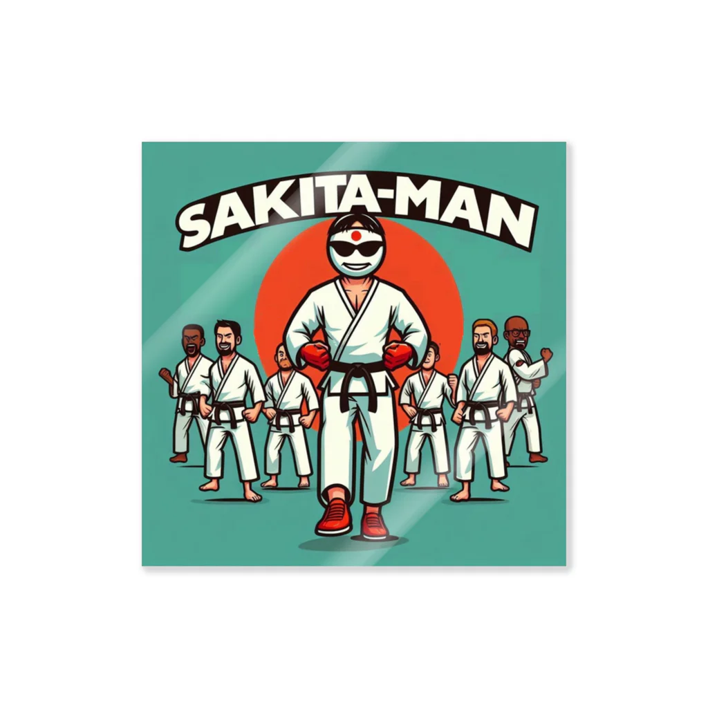 カワウソダディのSAKITAMAN_変態仮面 ステッカー