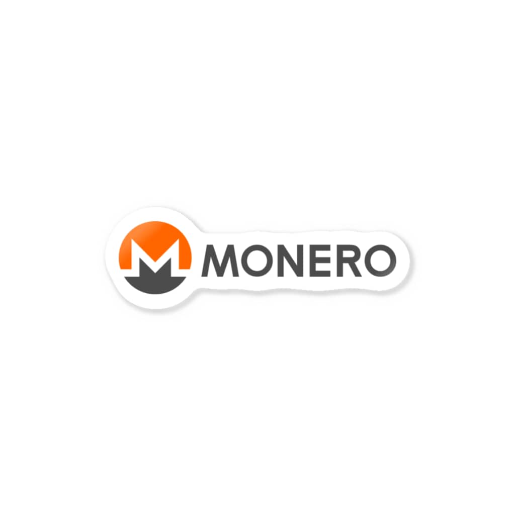 OWLCOIN ショップのMonero モネロ Sticker