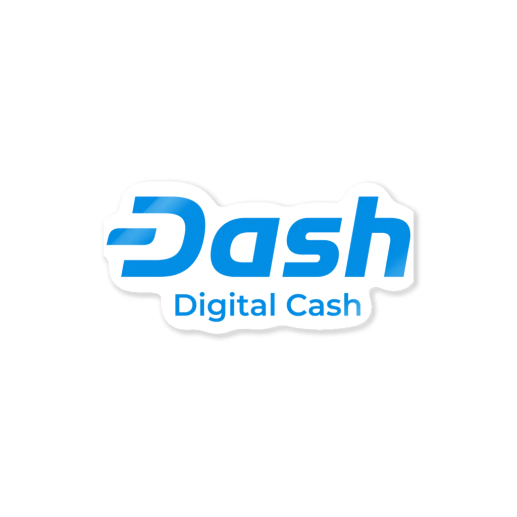 OWLCOIN ショップのDash（ダッシュ） Sticker