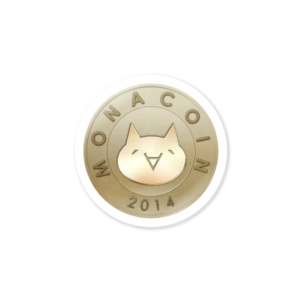 OWLCOIN ショップのMonacoin（モナコイン） Sticker