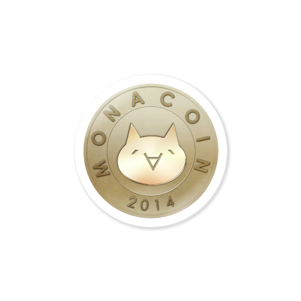 OWLCOIN ショップのMonacoin（モナコイン） ステッカー