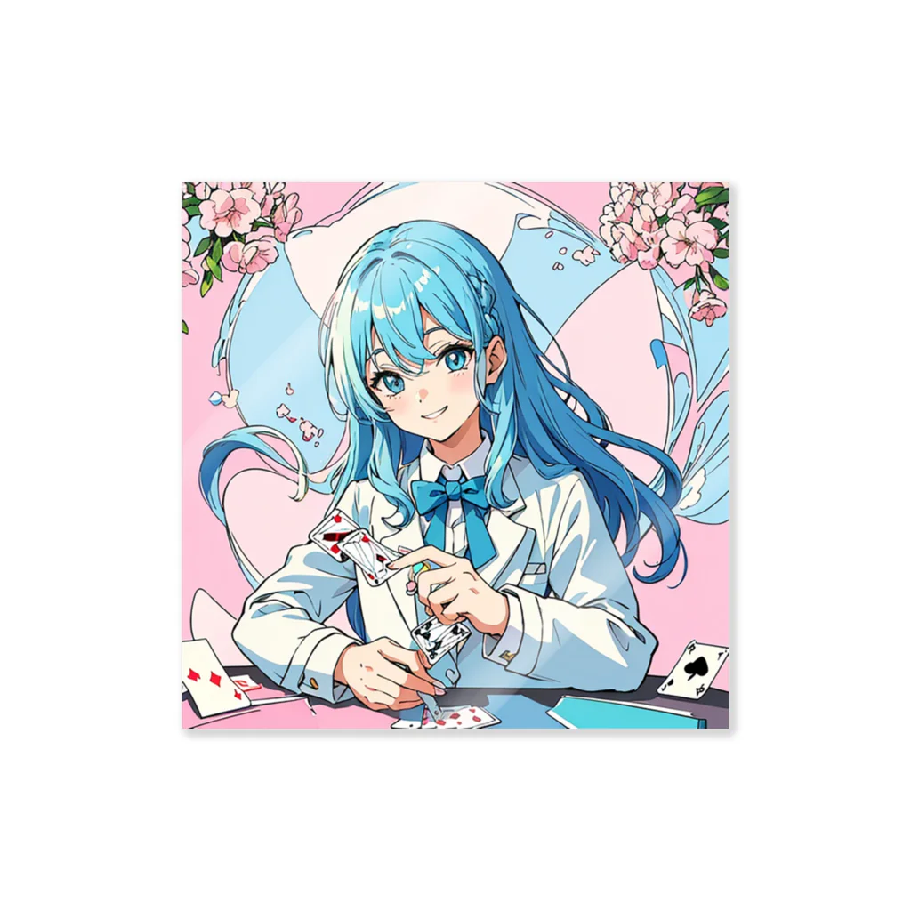 yozoraniyumeoの魔法マジシャン少女 Sticker