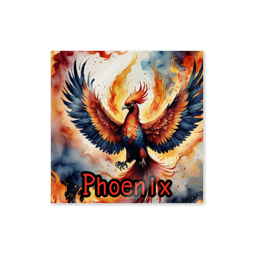 nkbg50のモンスターシリーズ（リアル）：Phoenix Sticker