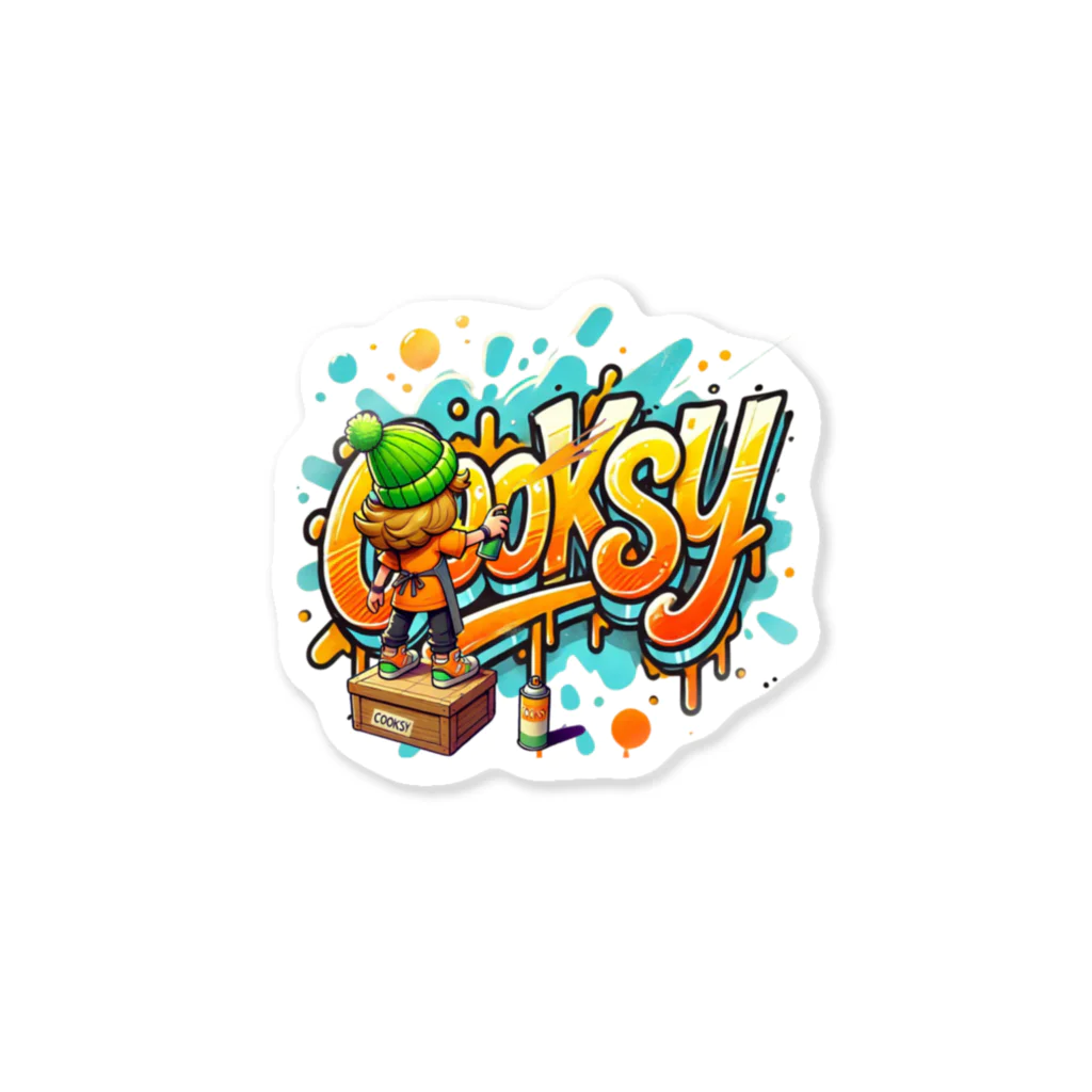 CooksyのCooksy Action Spray ステッカー