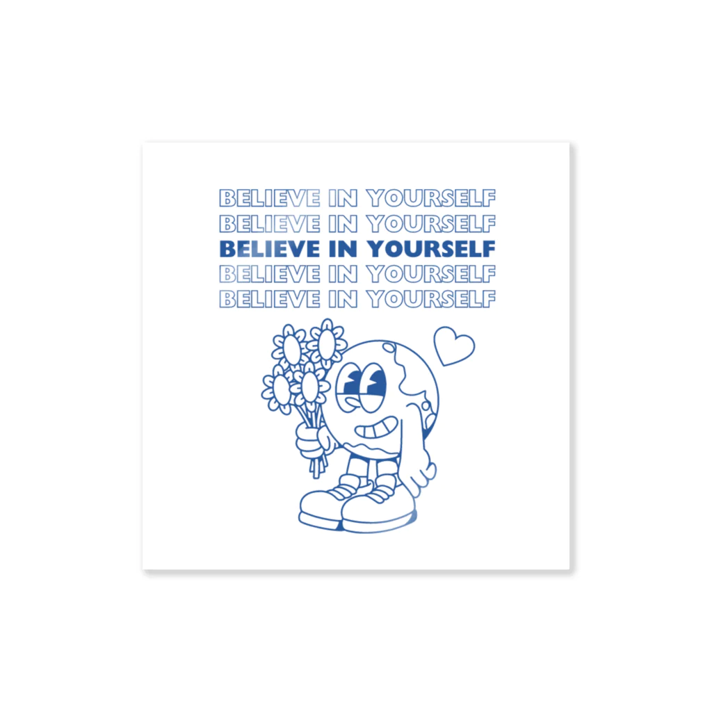 chami_03のBELIEVE IN YOURSELF ステッカー