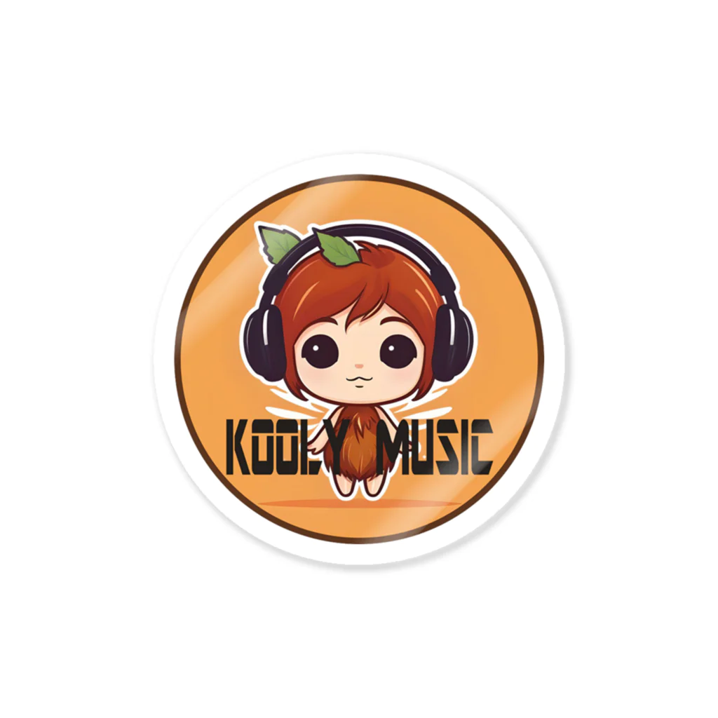 KOOLY MUSICのKOOLY MUSIC ステッカー