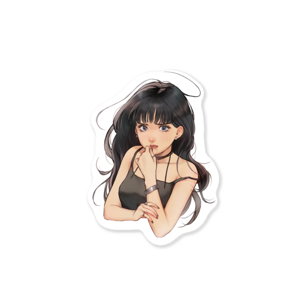 GMOの泣きぼくろちゃん（仮） Sticker