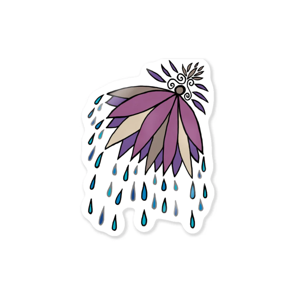 つぶつぶとの花雨 Sticker