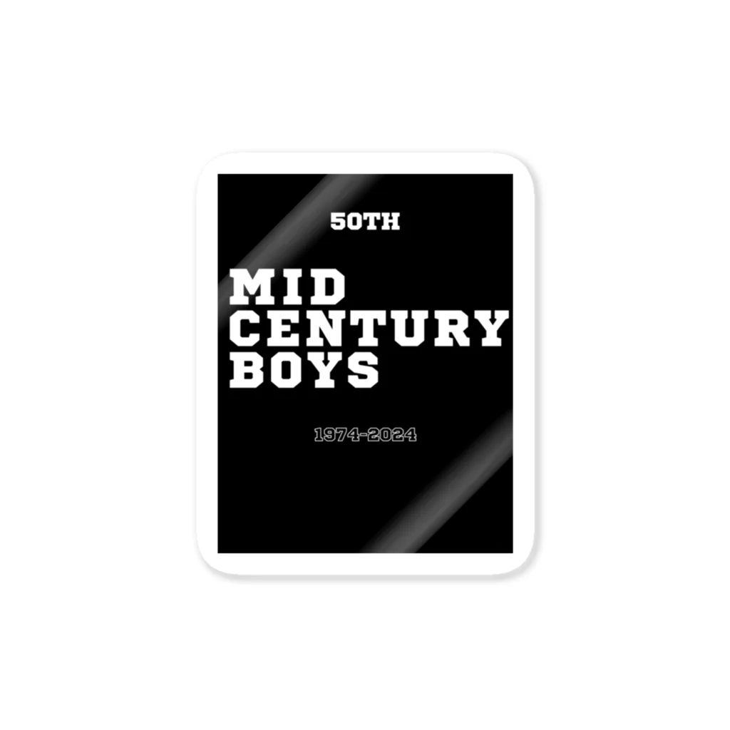 ブラバンホリデーの50th MID CENTURY BOYS ステッカー