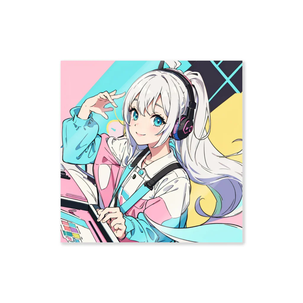 yozoraniyumeoの魔法ゲーマー少女 Sticker