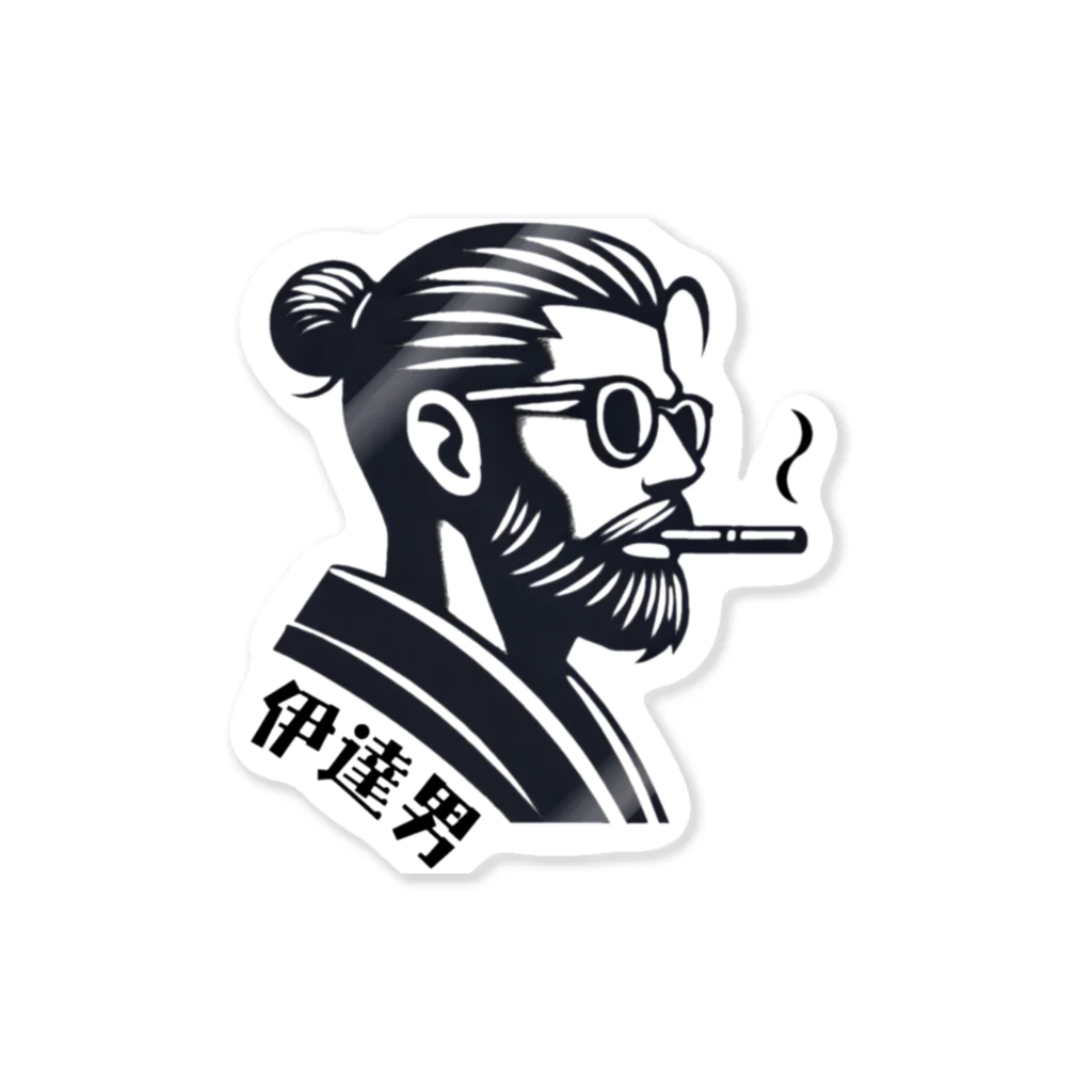 UKIYO-E_POP_by_convert_worksの伊達男 Sticker