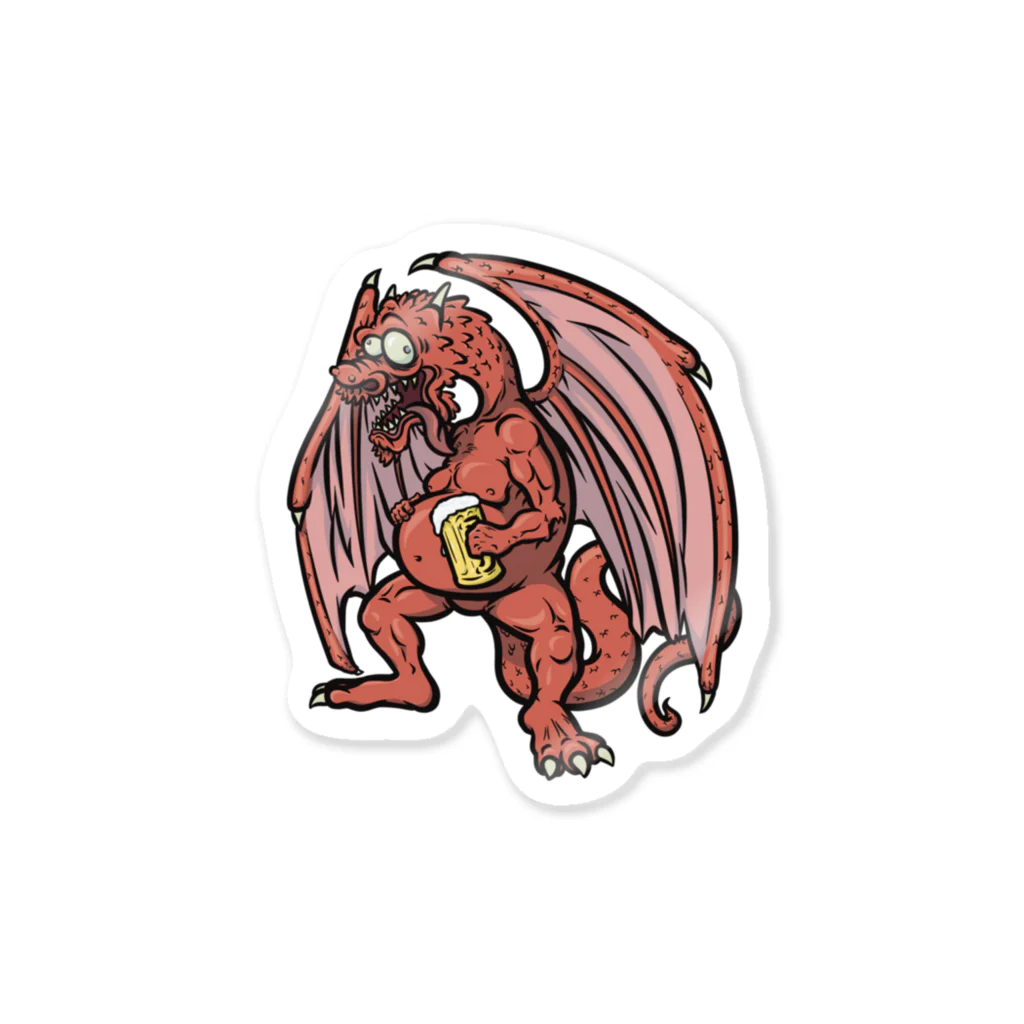 The Grandpaのドランクドラゴン Sticker