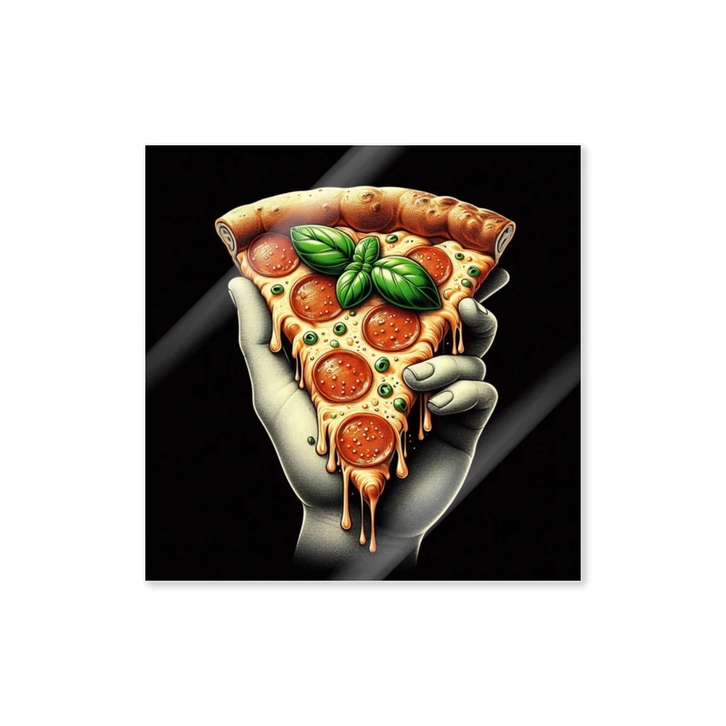 yuriseのおしゃれなpizzaのグッズ Sticker