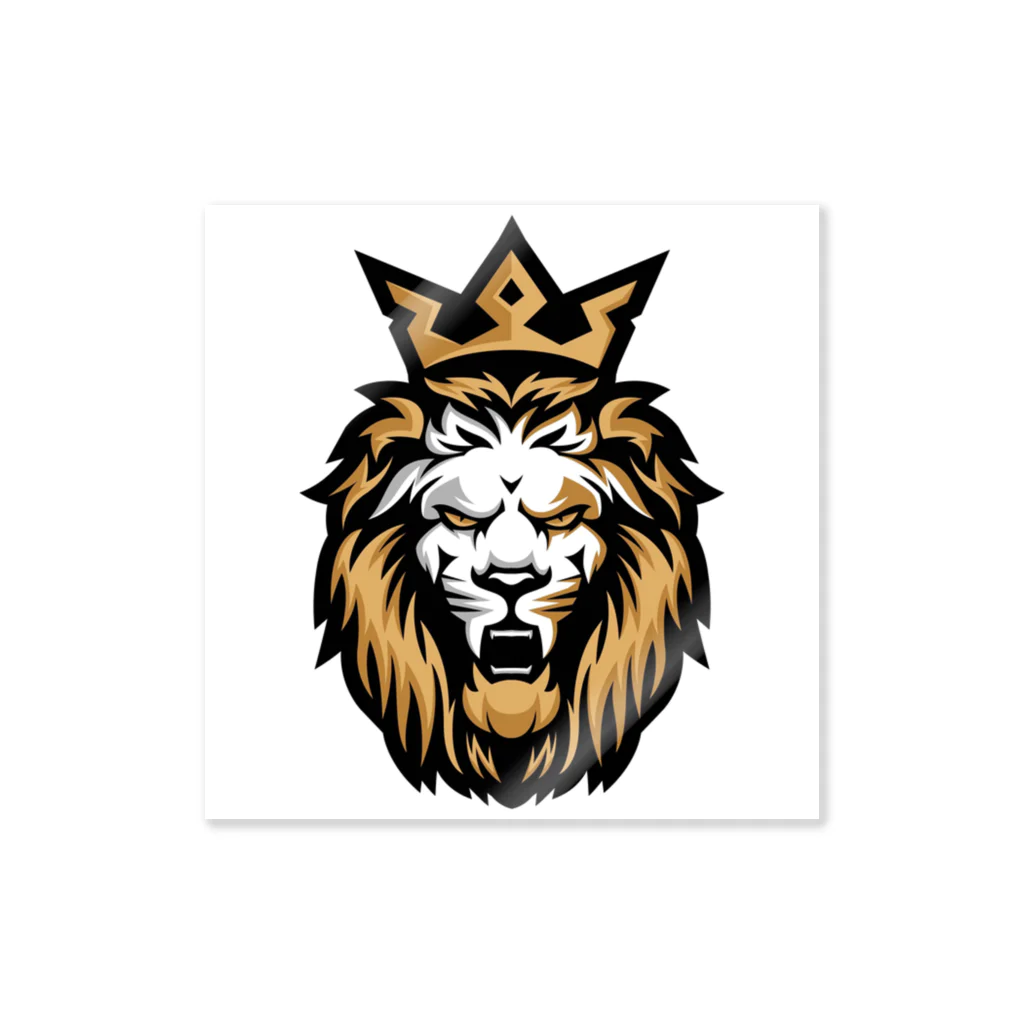 アニマル宮殿の王者ライオン Sticker