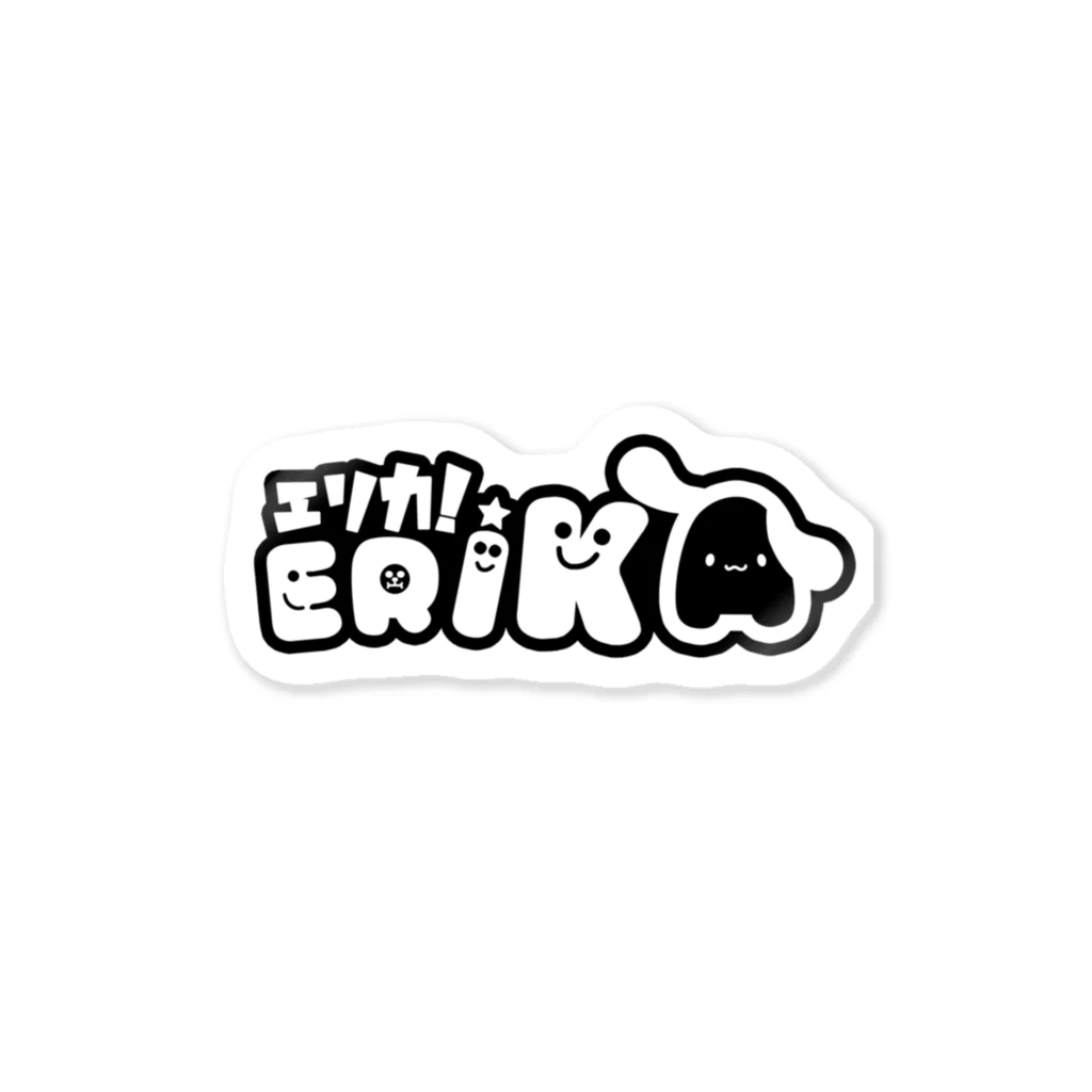 ERIKAのDJ ERIKA Logo Sticker ステッカー